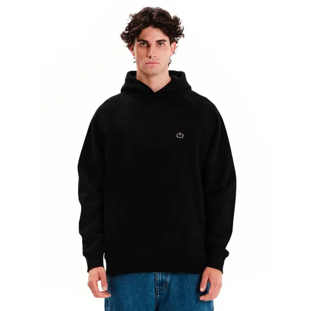 Emerson Pullover Oversized Hoodie (252.EM20.51-Black) - Μαύρο