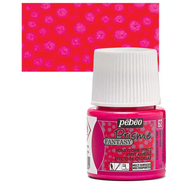 Pebeo Fantasy Prisme Σμάλτο - 62 Fluorescent Pink - 45ml