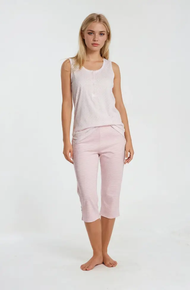 S990 - Type - PYJAMA PINK GEO - M