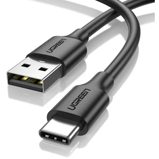 Ugreen® -Regular USB Cable USB-C male σε USB-A male 2m / 2A - Μαύρο. (60118) 2
