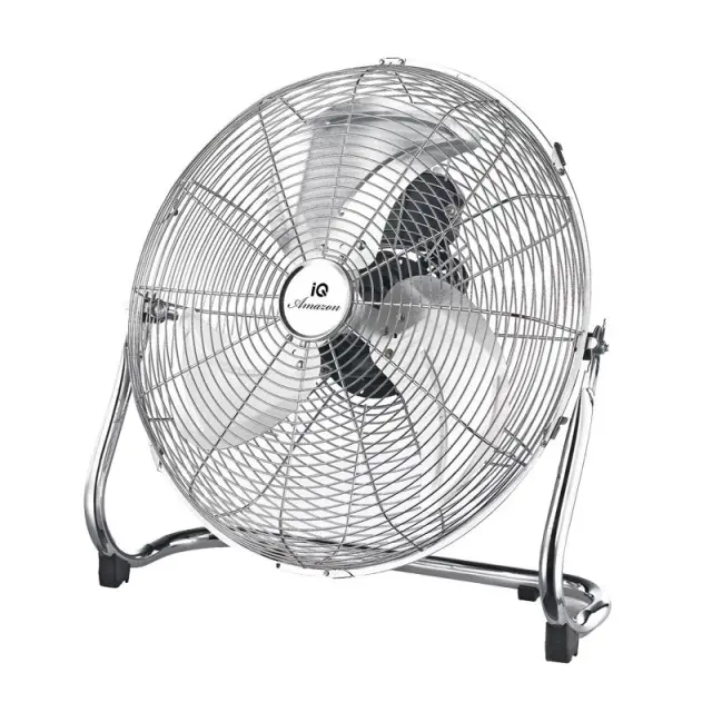 Ανεμιστήρας Μεταλλικός Δαπέδου 45cm 100W IQ VFF-47 Χρώμιο
