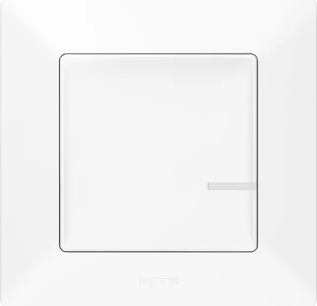 CONNECTED LIGHT DIMMER SWITCH WITHOUT NEUTRAL 5-300W BLEEDER INC. VALENA LIFE WH