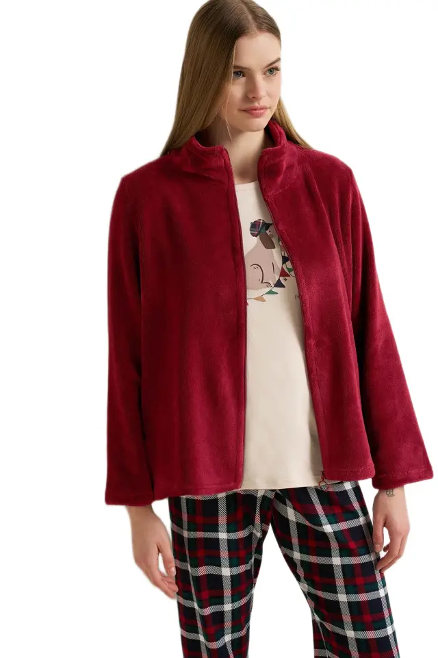 Vamp γυναικεία fleece ζακέτα με φερμουάρ 25282-2