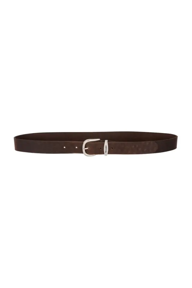 Wrangler EASY Δερμάτινη Ζώνη 112387406 - Dark Brown - 100