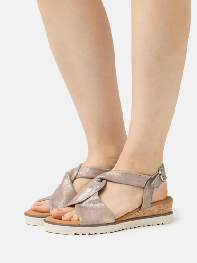 Gabor Πέδιλα Γυναικείο δέρμα Nubuck Χρυσό GAB/22751 95-MUSCHEL 2