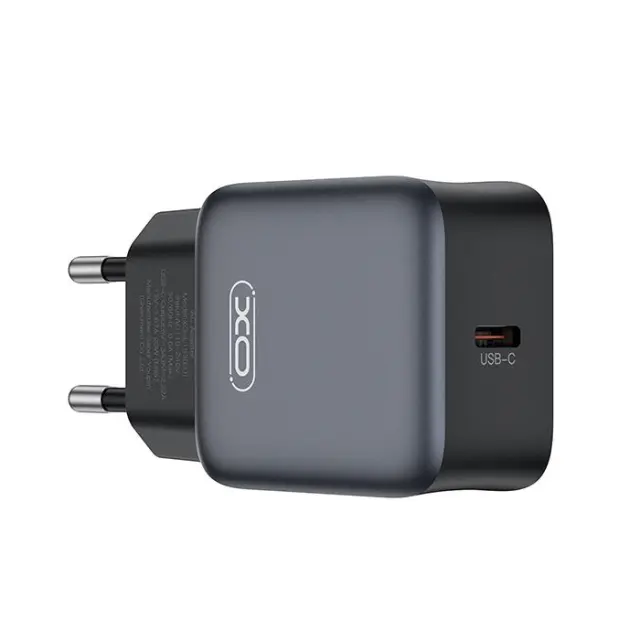 Universal φορτιστής USB-C, 30W σε μαύρο χρώμα