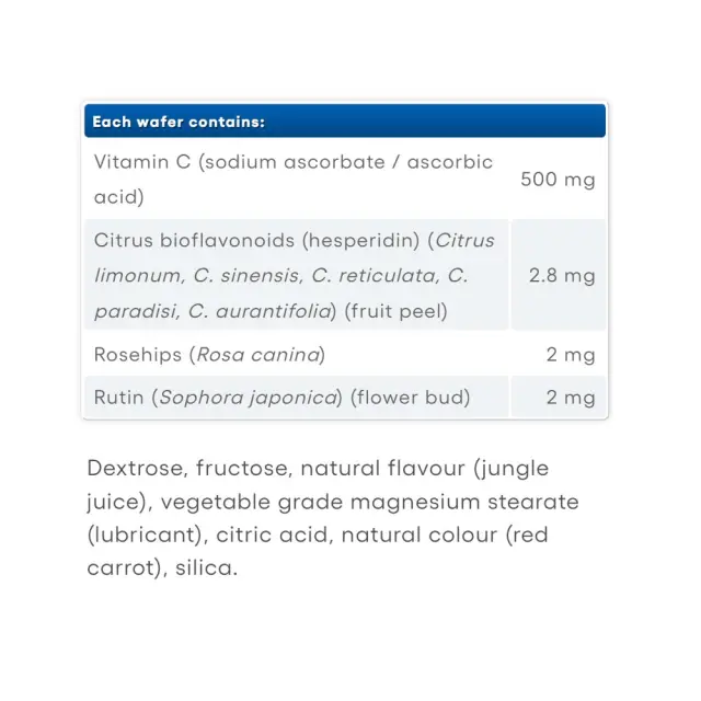 Natural Factors Vitamin C 500 mg 100% Natural Fruit Chew 2