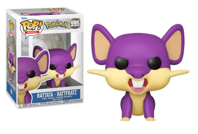 Funko Pop! Games: Pokemon - Rattata #595 Vinyl Figure