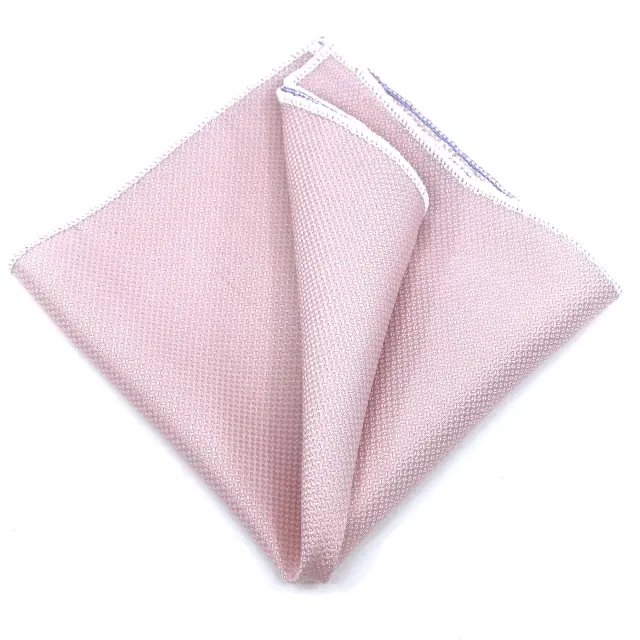 Pink Μαντήλι Τσέπης με Γαζί 26*26cm