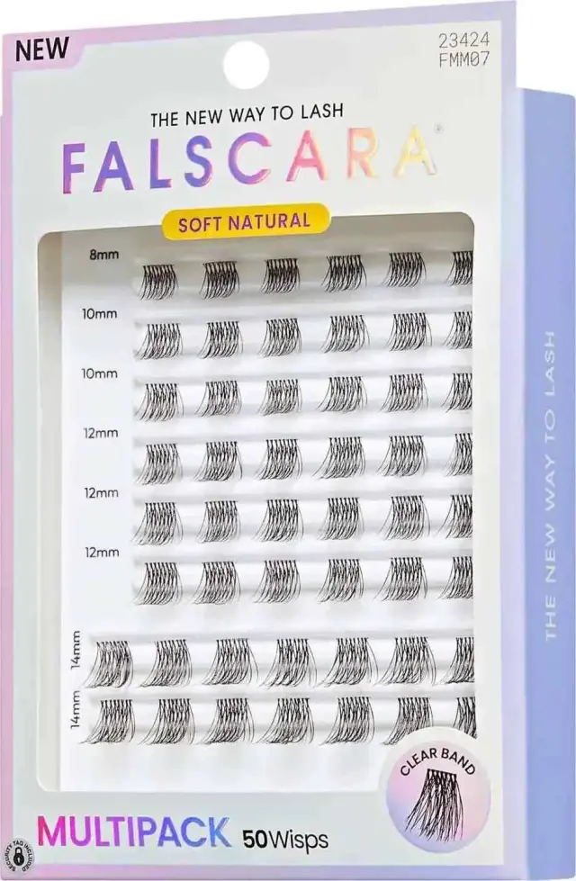 Kiss Falscara Mega Multipack 07 Ψεύτικες Βλεφαρίδες 24 Τεμάχια - 07