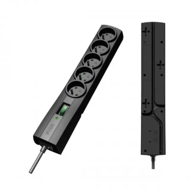 Ever Power Strip Classic 5-socket 1.5m Black (T/LZ09-CLA015/0000)