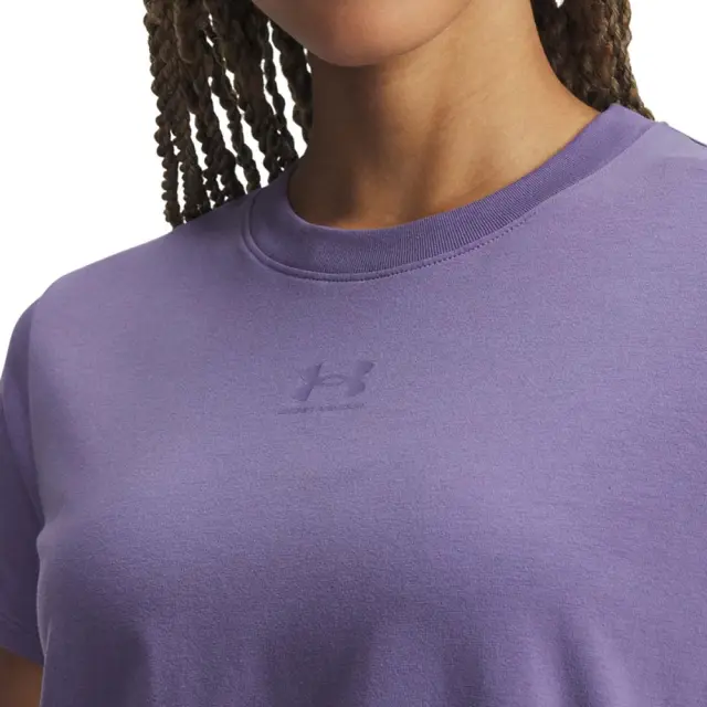 Under Armour Women's Off Campus Core Shortsleeve T-Shirt Μωβ 1383648-520 (Under Armour) - Medium 3