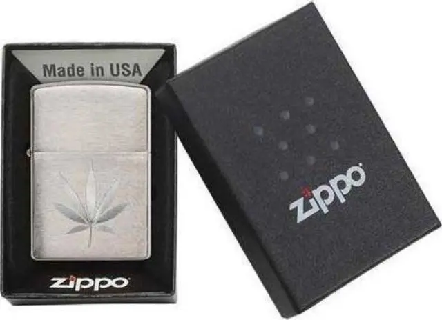 ZIPPO Αναπτήρας - 29587 Marijuana Leaf 3