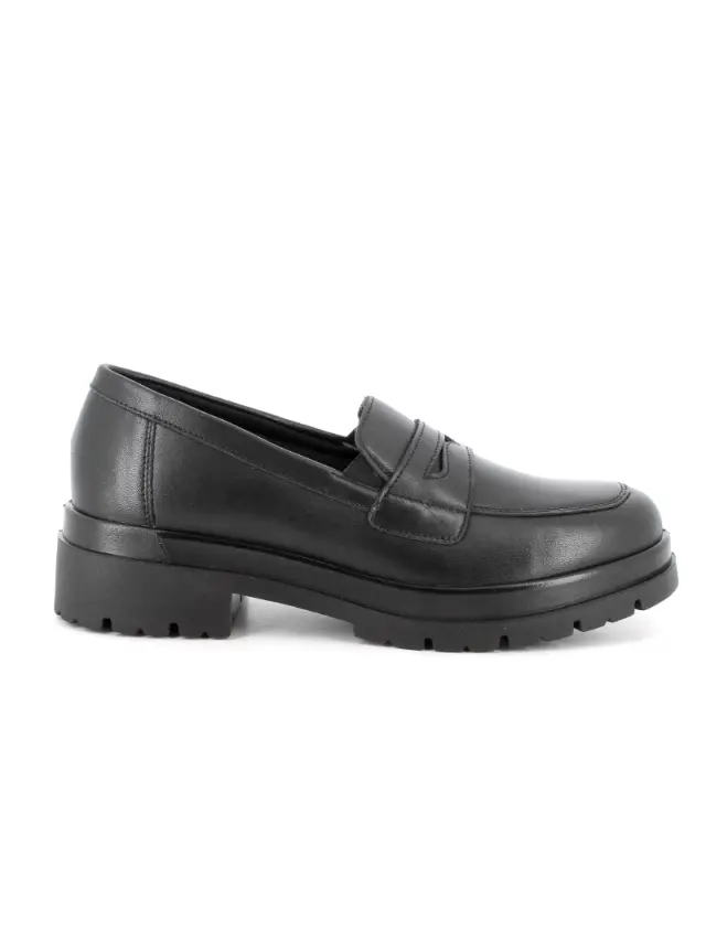 Imac Μοκασίνια-Loafers Γυναικείο δέρμα Μαύρο IMA/656750 NAPPA/NERO - 36 3