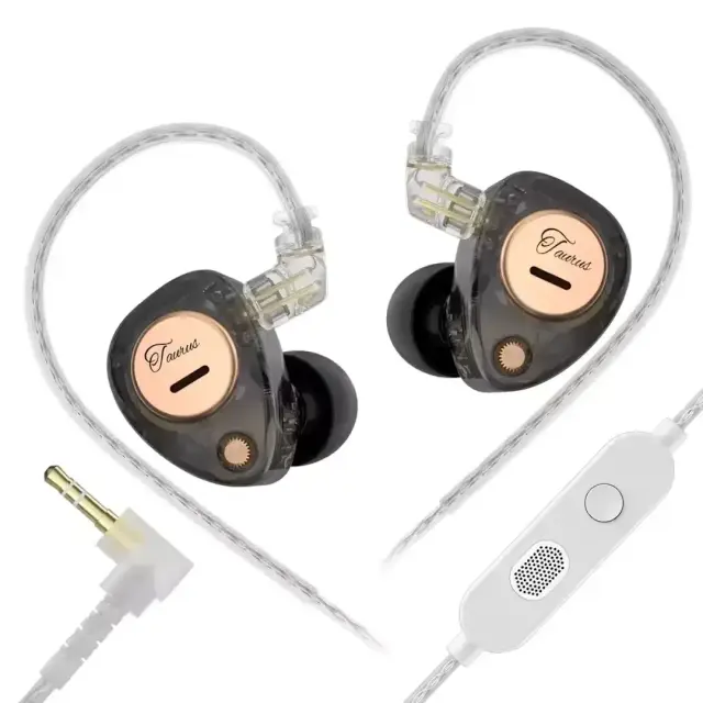 KZ Taurus MIC Hi-Fi Ακουστικά In-Ear Διάφανα (με Μικρόφωνο)
