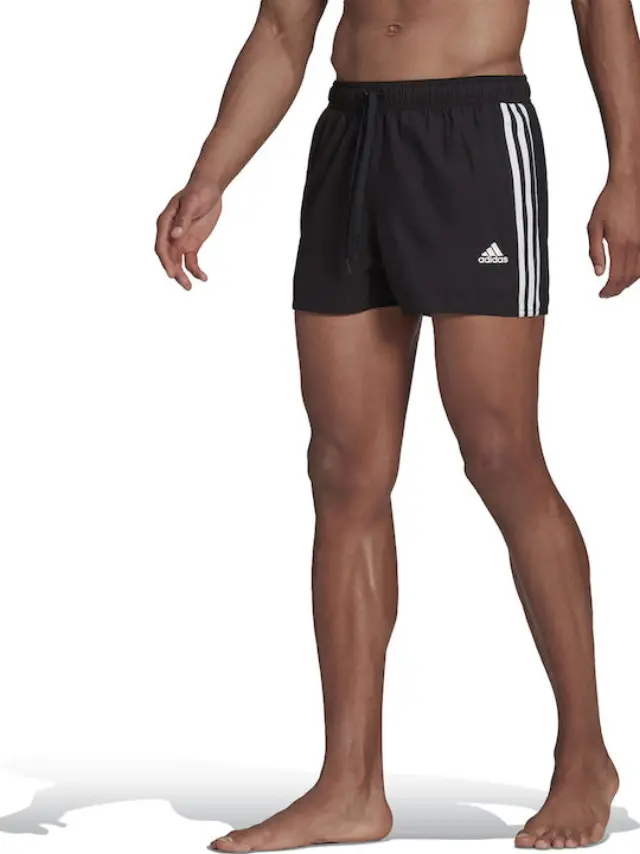 Adidas Classic 3-Stripes Ανδρικό Μαγιό Σορτς Μαύρο GQ1095 - L