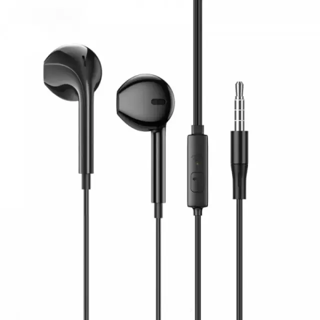 Hands Free Hoco DM6 Maya Earphones Stereo 3.5mm με Μικρόφωνο και Πλήκτρο Λειτουργίας Μαύρα