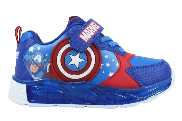 Παιδικό Παπούτσι για Αγόρι Disney Sport Shoe Tpr with Lights Avengers (Μεγέθη 24-31) ΜΠΛΕ