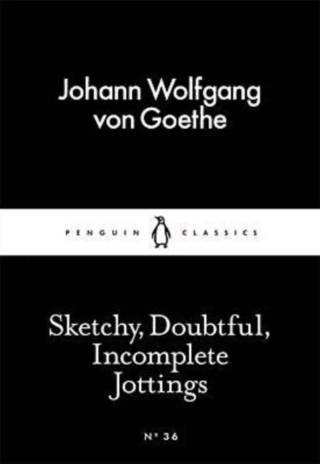 LITTLE BLACK CLASSICS : SKETCHY,DOUBTFUL,INCOMPLETE JOTTINGS PB
