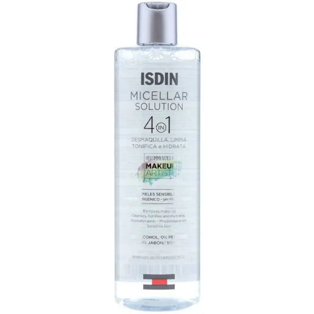 ISDIN Micellar Solution 4 in 1 - Καθαρισμός & ντεμακιγιάζ, 400ml