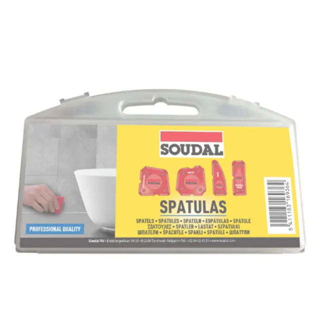 SOUDAL Σετ Σπάτουλες για Φινίρισμα Αρμών- 4 τμχ