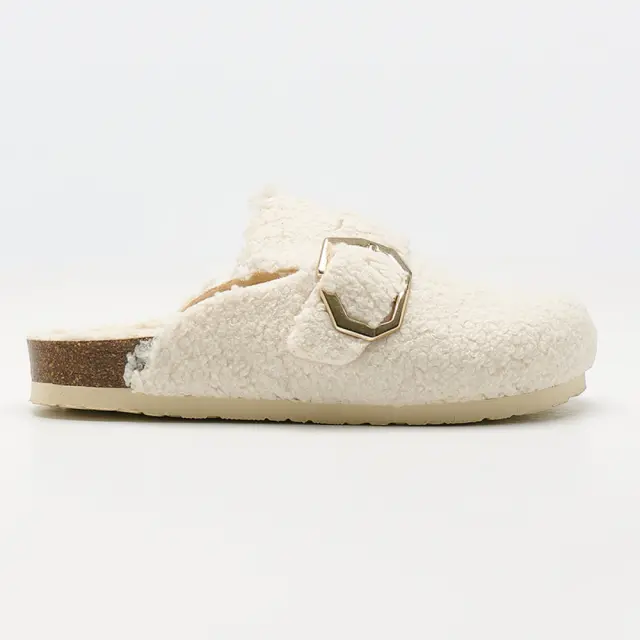 Genuins Παντόφλες Γυναικείο ύφασμα Μπεζ GEN/GRISEL SHEEP BEIGE