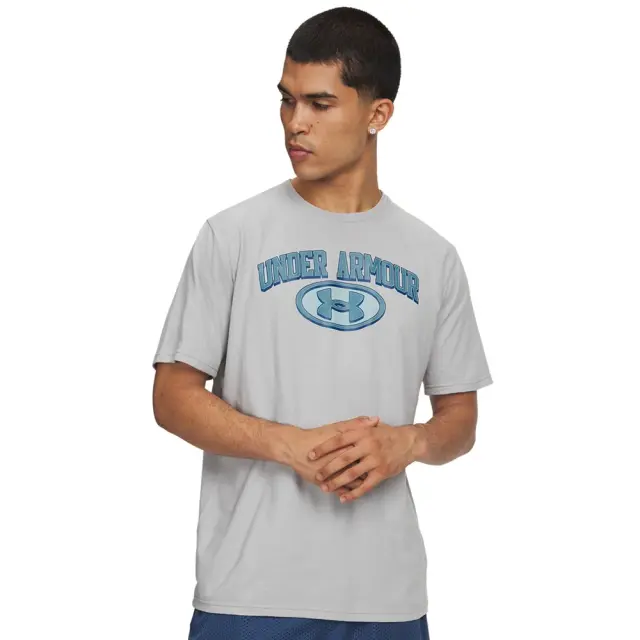 Under Armour Locker Tag T-Shirt (6012778-011) - Γκρί