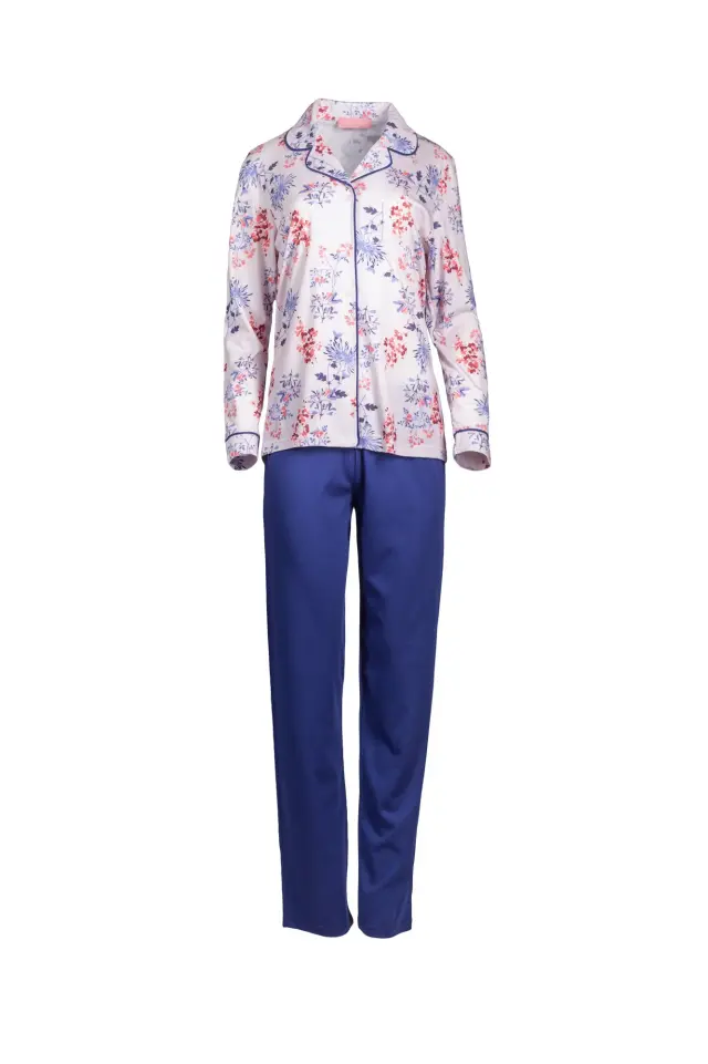 W615 - Type - PYJAMA BLUE FLOWERS 3