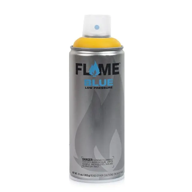 Flame Blue Spray Paint 400ml FB-110 Mellon Yellow
