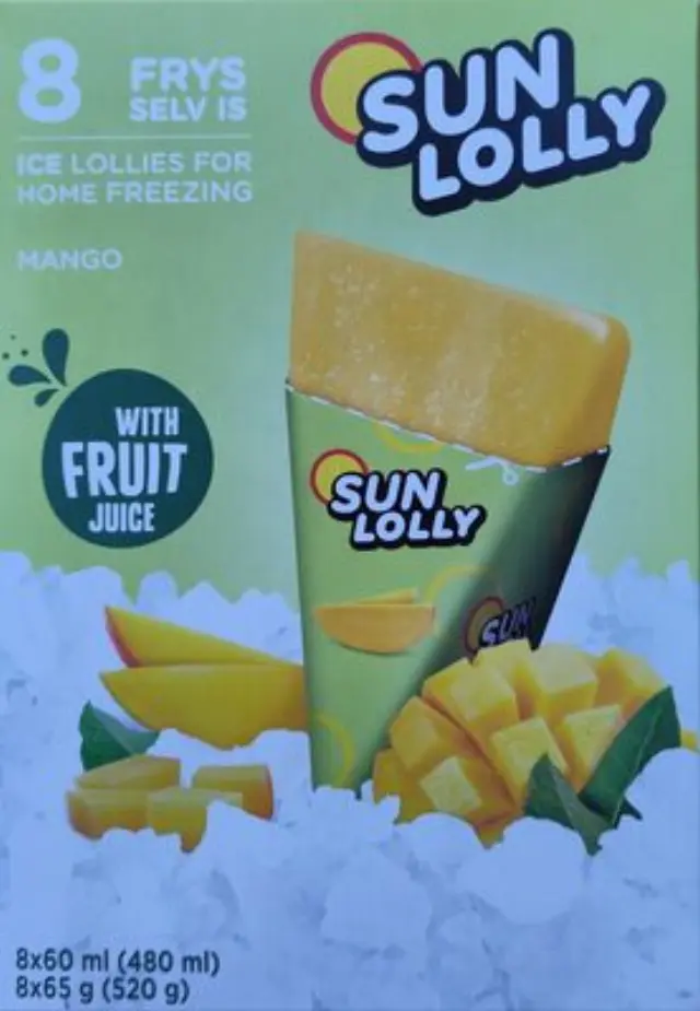 Sun Lolly Γρανίτα Mango σε Φακελάκια 8x60ml