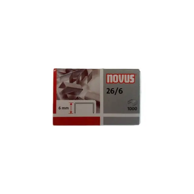 Σύρματα Συρραπτικού Novus 26/6 1000 συρματάκια/τεμάχιο