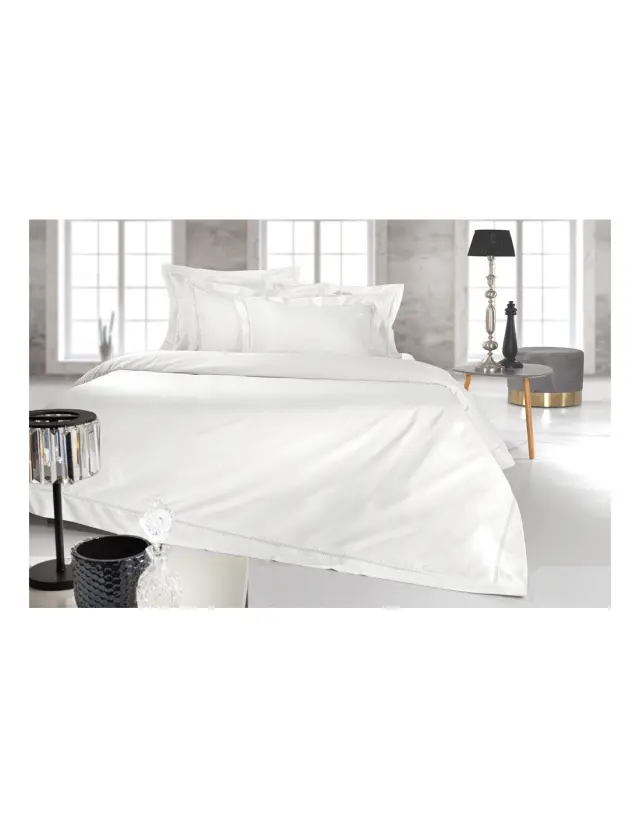 Σετ Παπλωματοθήκη King Size 3 Τεμαχίων Guy Laroche Blend White 260x260