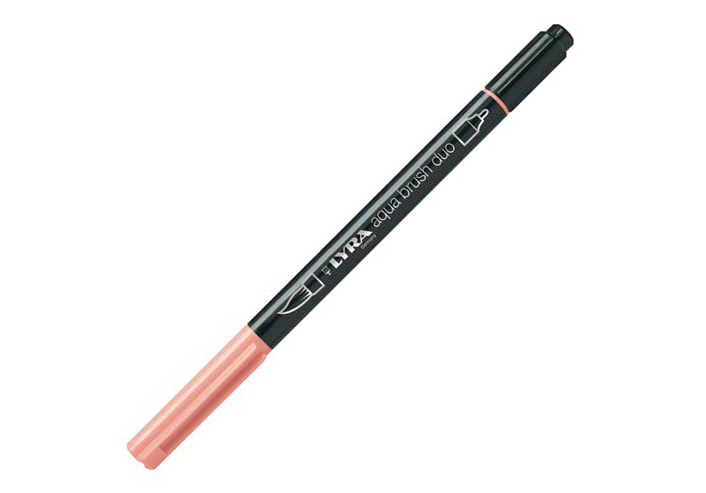 Μαρκαδόρος Πινέλο Lyra Aqua Brush Duo Flesh Tint Medium/ 6520031 (Lyra)