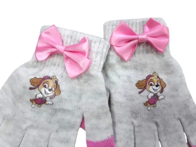Παιδικά Γάντια Grey Pink Paw 7130022 3