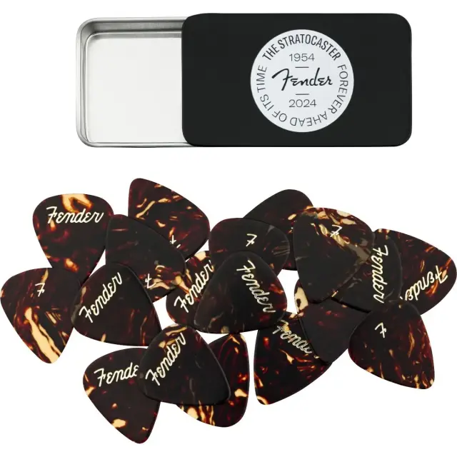 Fender 70th Anniversary Pick Tin Πένες Medium (12 τμχ) Limited Edition