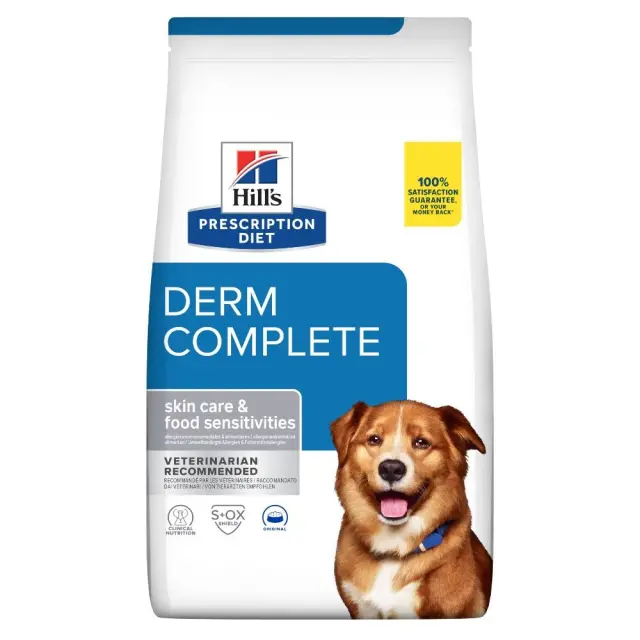 Hill s Prescription Diet Derm Complete Ξηρά Τροφή Σκύλου με Αυγό & Ρύζι 1.5kg