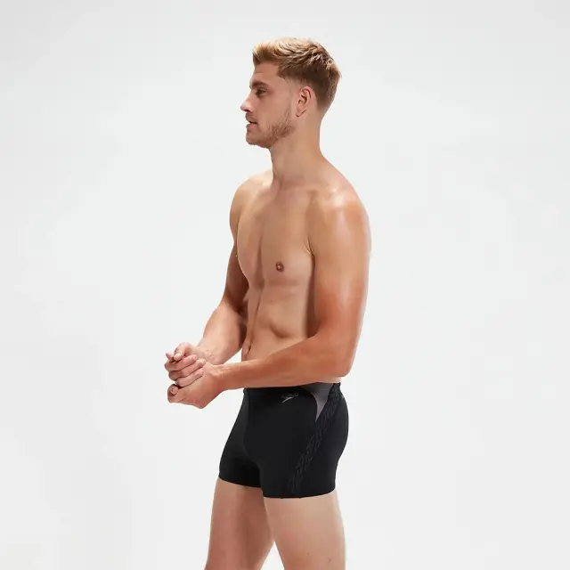 Speedo Men's HyperBoom Splice Aquashort Μαύρο - Γκρι 800302015146 (Speedo) - 32 2