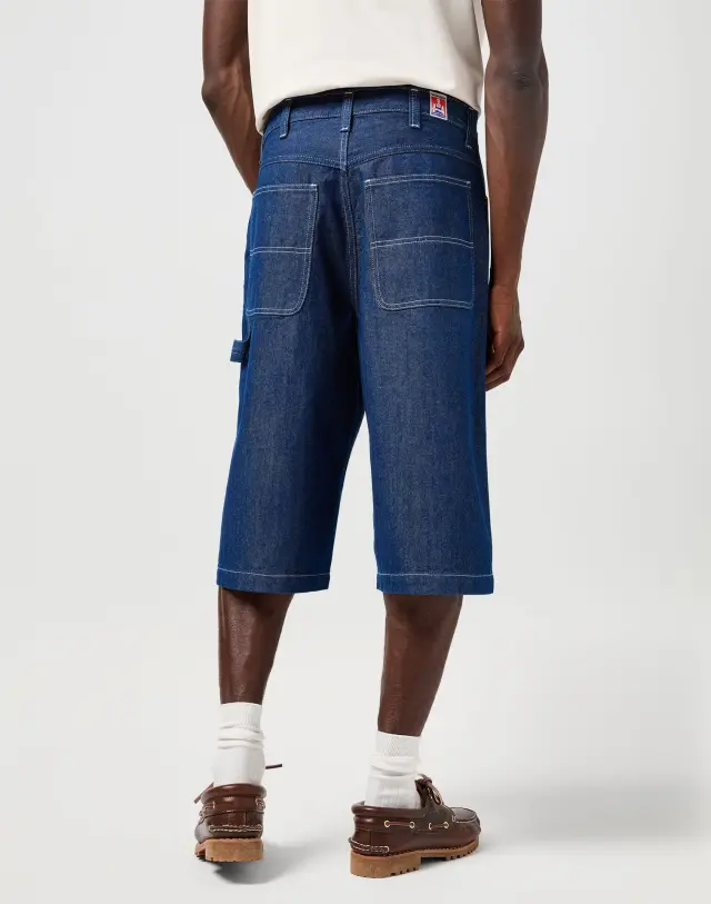 Wrangler X Casey Jones Ανδρικό SKATER Denim Shorts - Dark Blue - 29 2