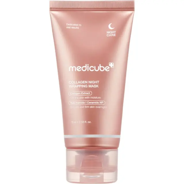 Medicube Collagen Night Wrapping Peel Off Μάσκα Προσώπου Νύχτας για Σύσφιξη / Ενυδάτωση / Λάμψη 75ml