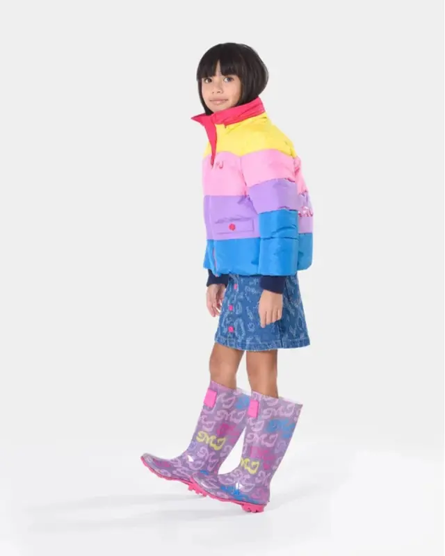 Marc Jacobs Kids Πολύχρωμο Puffer Jacket με Logo - 12Y 2