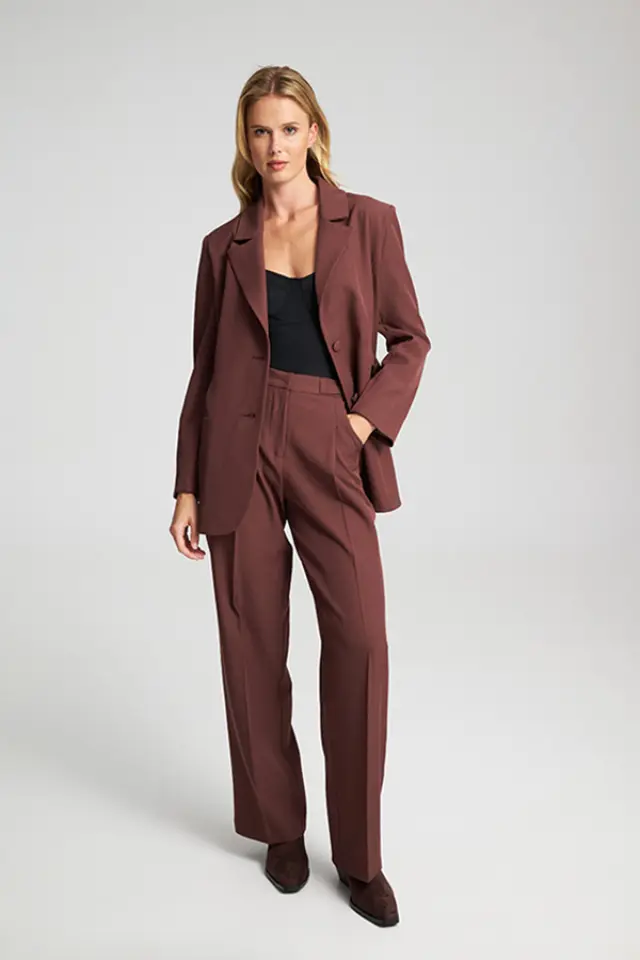 Παντελόνι Wide Leg με Ζώνη KENDRA Trousers - XL