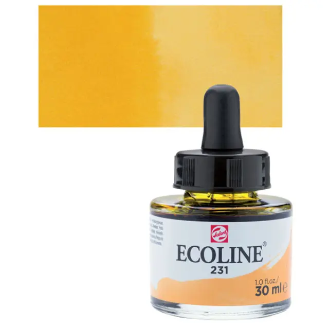 Μελάνι Talens Ecoline - 231 Gold Ochre - 30ml