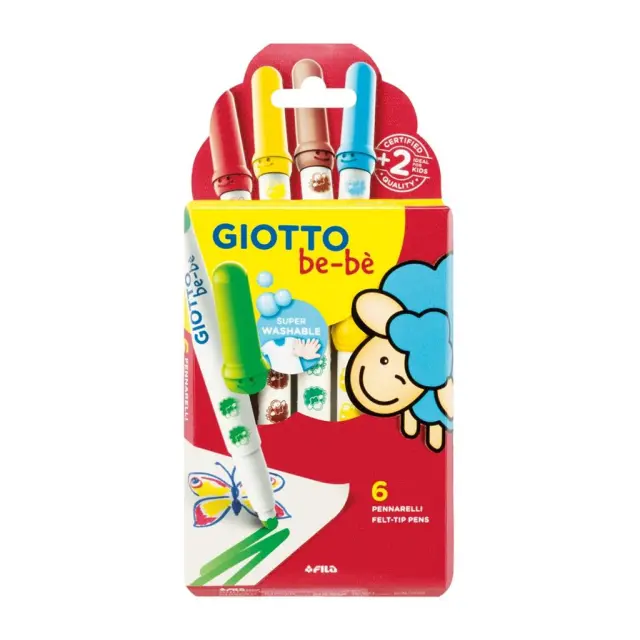 Giotto Be-Be Μαρκαδόροι 6τεμ / 478100 (Giotto)