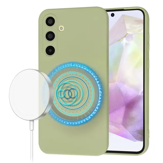 Techsuit® SoftFlex MagSafe Θήκη για Galaxy A35- Matcha