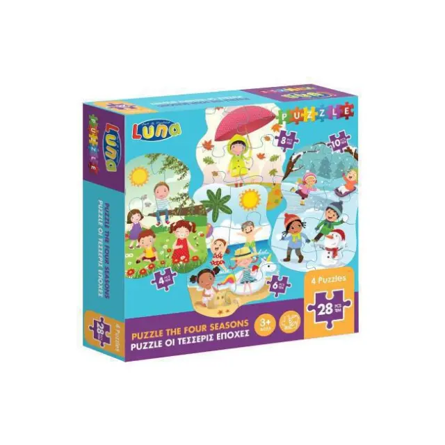 Luna Puzzle The Four Seasons 4 σε 1 - 28 τεμ. (000621800)