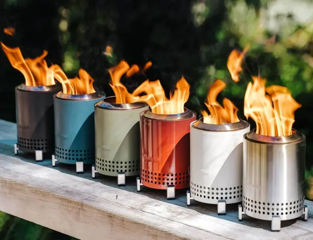 Επιτραπέζια Εστία φωτιάς Mesa Solo Stove με διαστάσεις 13x17.5cm - Mulberry Mesa Mulberry 2
