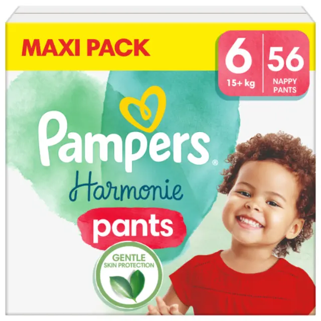 Pampers Harmonie pants maxi pack no6 15+kg 56τμχ