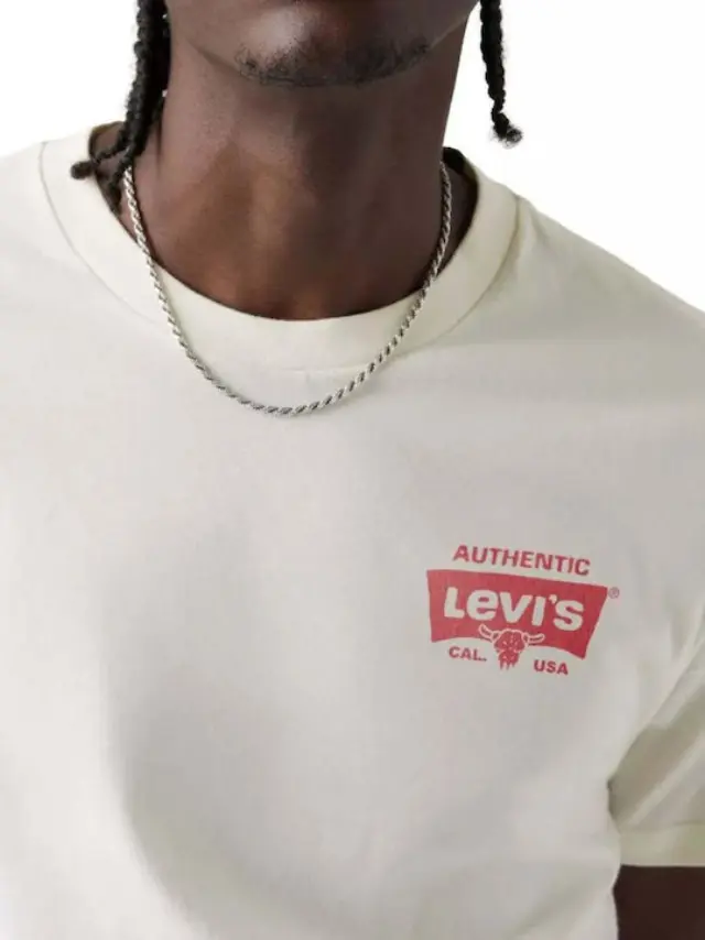 Graphic Crewneck Tee Neutrals MADE FOR LONG WEARIN? EGRET - XL 3