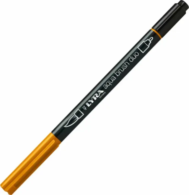 Μαρκαδόρος Πινέλο Lyra Aqua Brush Duo Raw Sienna/ 6520084 (Lyra)