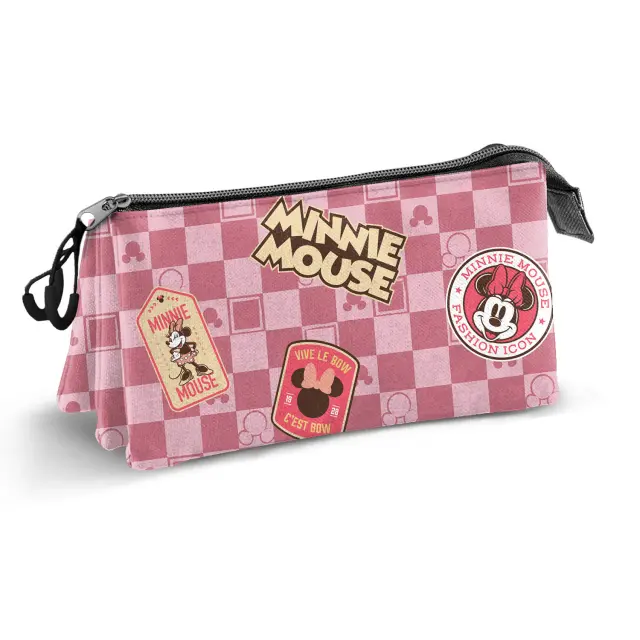 Κασετίνα τριπλή Minnie Mouse Pink Triple Pencil Case Minnie Mouse Journey 08244 2